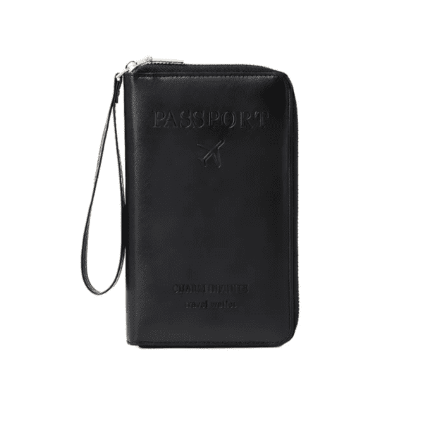 PORTA PASAPORTE NEGRO 243-258096